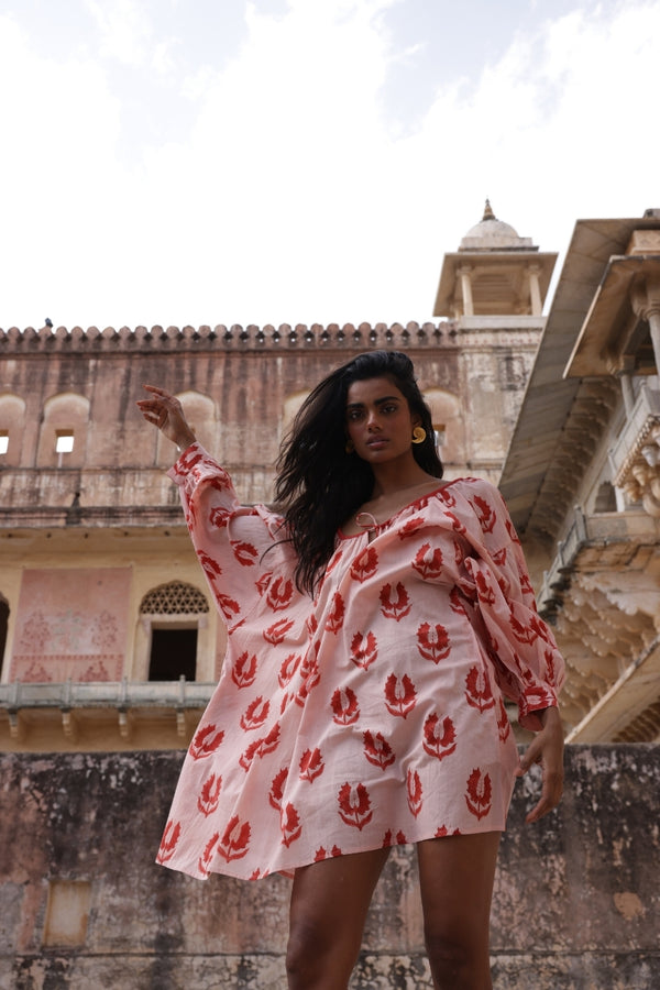 Ria Mini Dress ~ Cherry Blossom