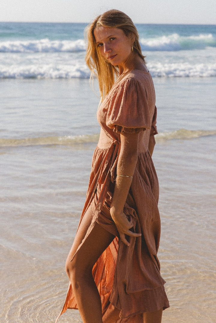 Uma Maxi Dress ~ Clay