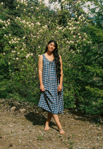Sundress Midi ~ Indigo