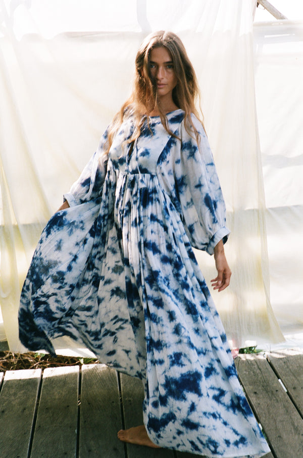 Kyra Maxi Dress ~ Deep Sea