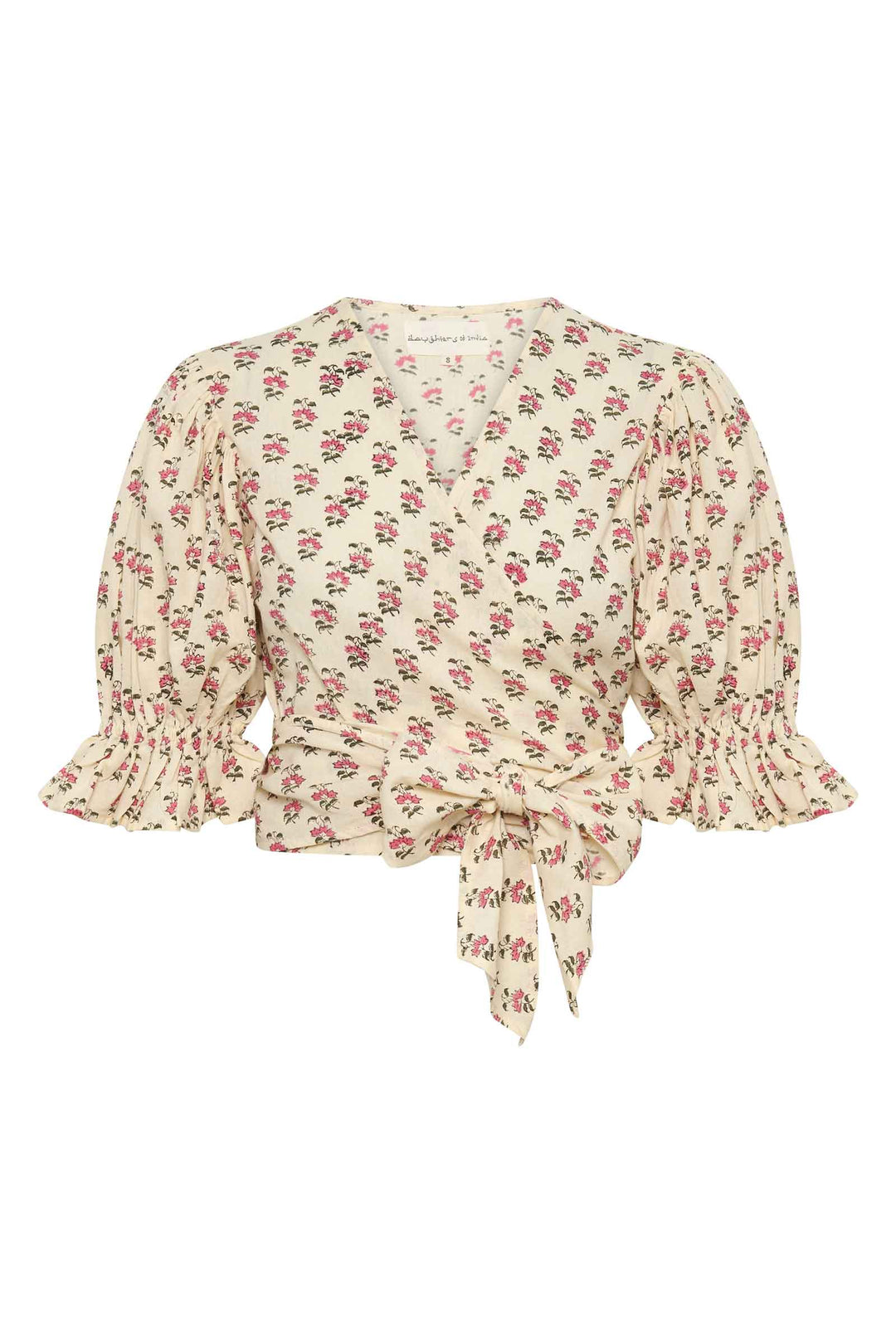 Meera Wrap Top ~ Peony