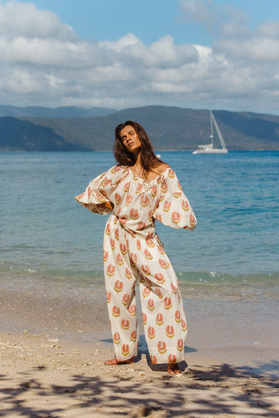 Ria Pants ~ Strawberry Cream