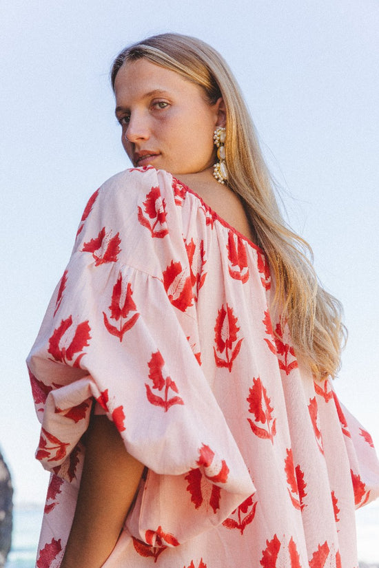 Ria Mini Dress ~ Cherry Blossom