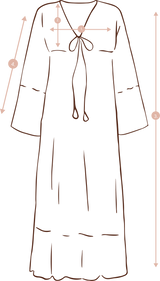 Rooh Maxi Dress ~ Cacao