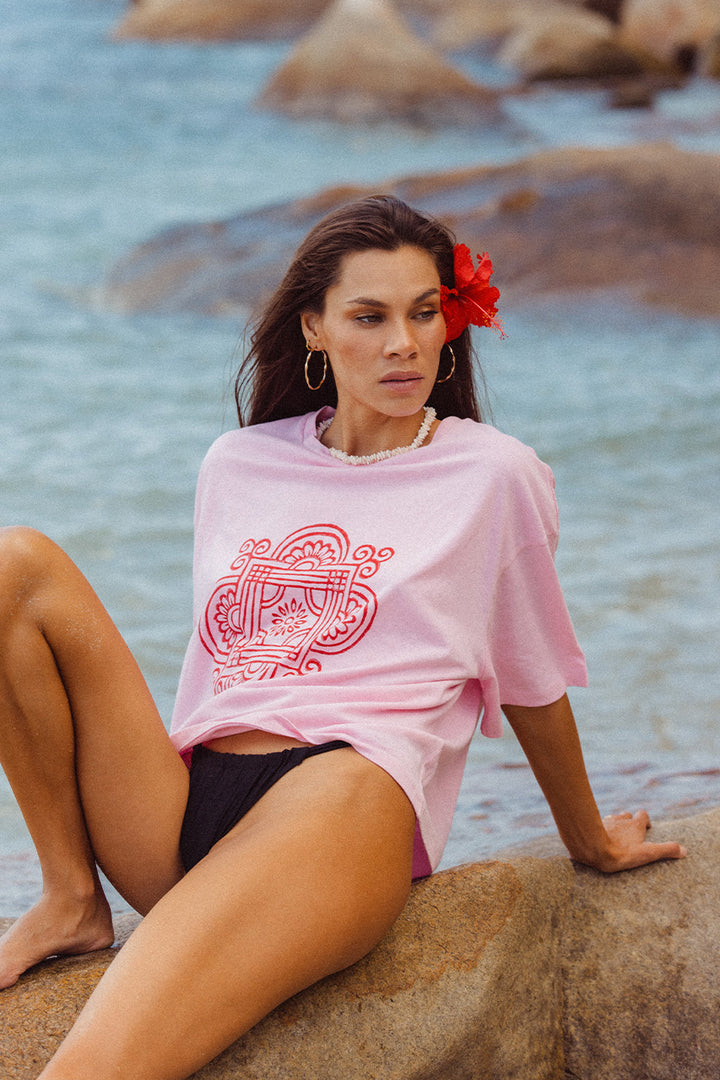 Shanti Tee ~ Pink