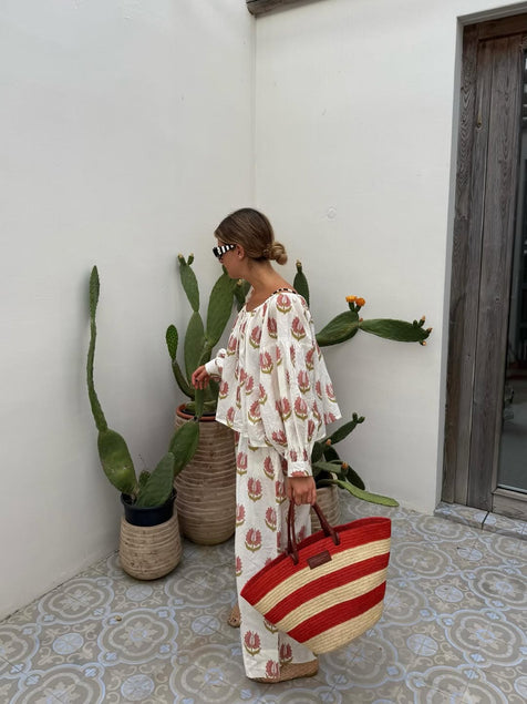 Ria Pants ~ Strawberry Cream